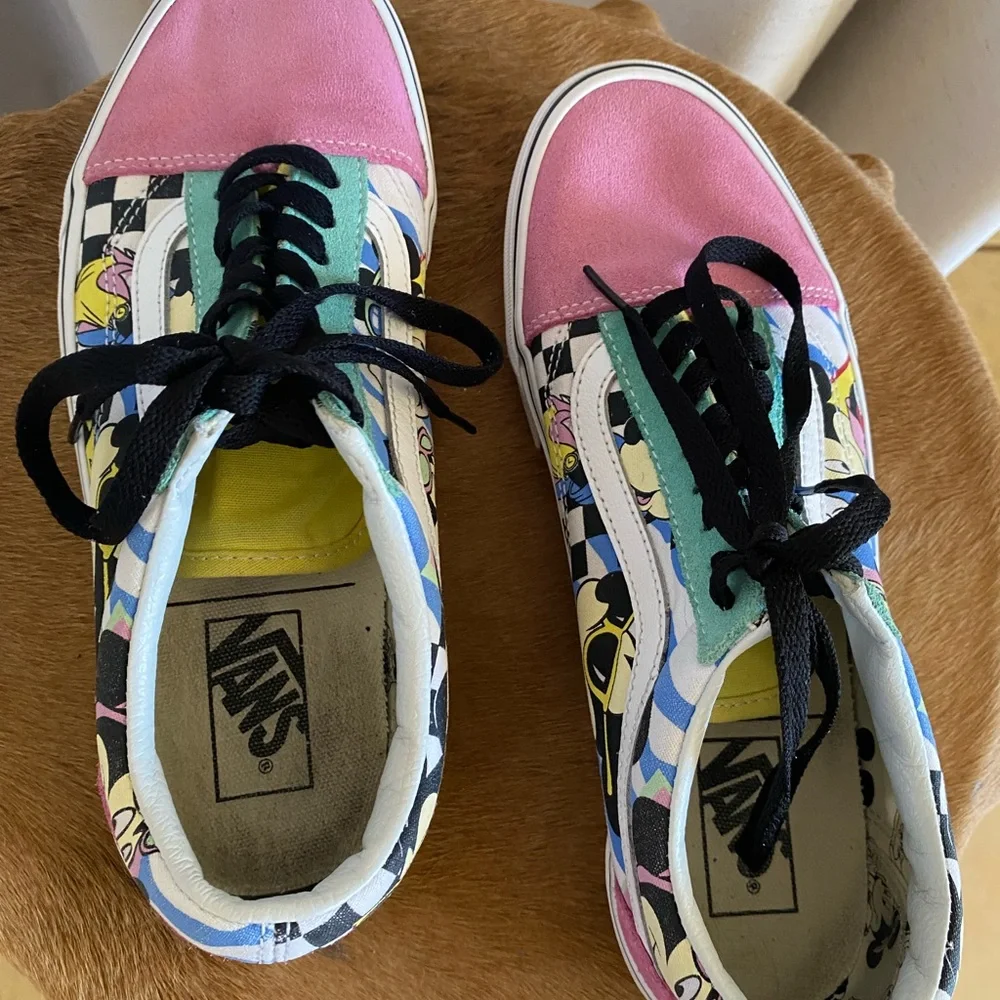 VANS Old Skool Disney Collab 80’s Mickey Mouse Men’s 8.5 Disneyland Sneakerhead - Picture 7 of 10